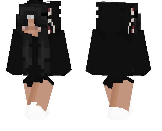 Girl in Hoodie Skin