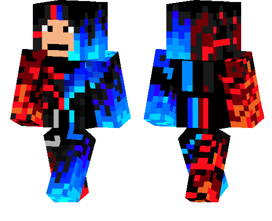Fire and Ice Man Skin