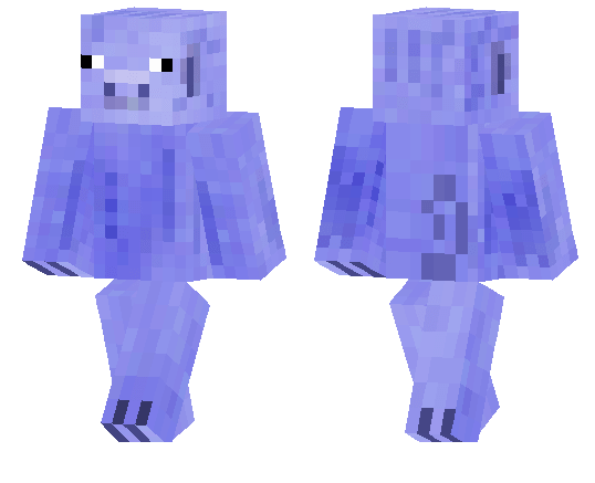 Blue Pig Skin