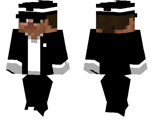Herobrine in Tuxedo Skin