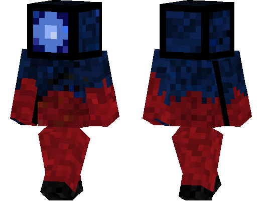 Red and Blue Man Skin
