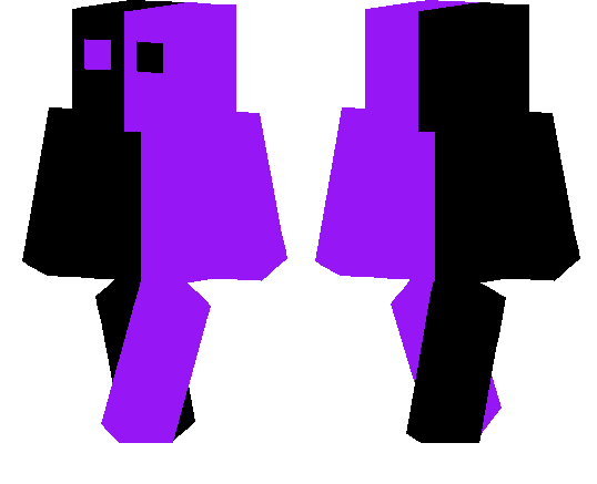 Black and Purple Skin