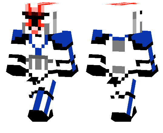 Blue Clone from Star Wars Skin