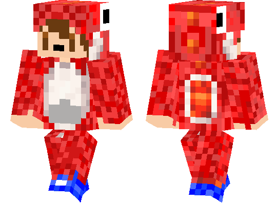 Red Yoshi Hoodie Skin