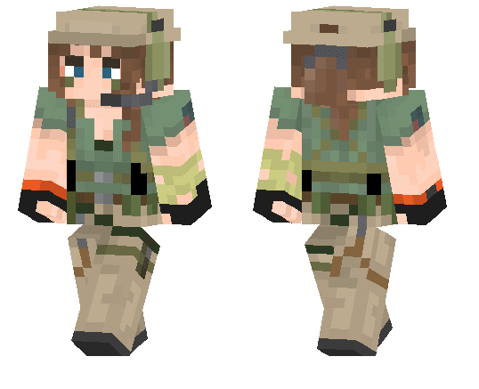 Soldier Girl Skin