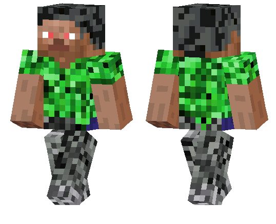Creeper Steve Skin