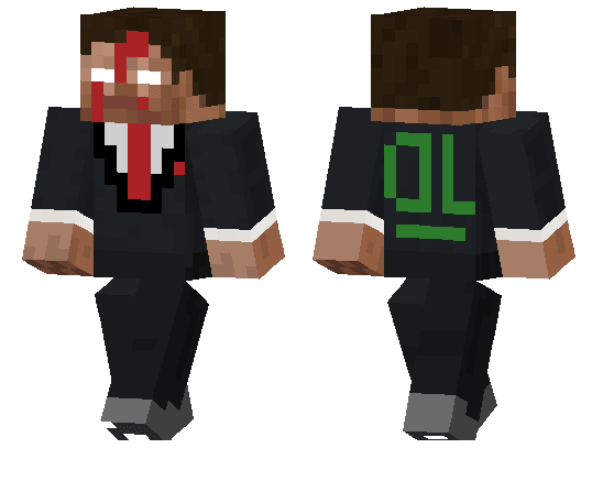 Bloody Herobrine Skin