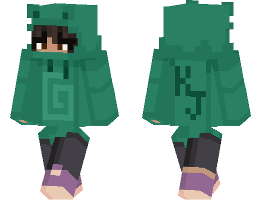 Frog Hoodie Girl Skin