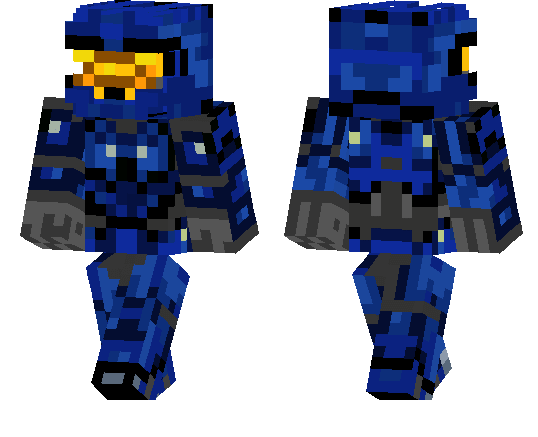 Blue Soldier Skin