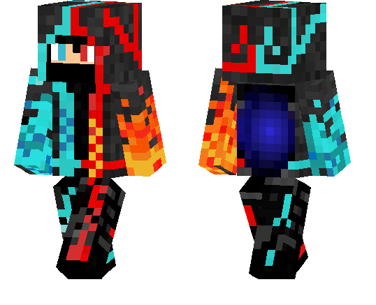 Red-Blue Assassin Skin