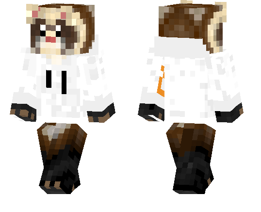 Ferret in Hoodie Skin