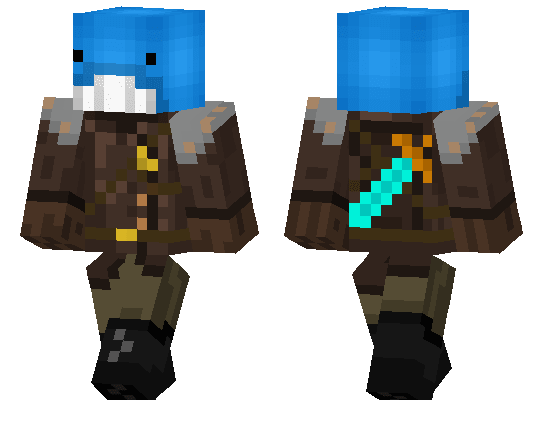 Blue Soldier Skin