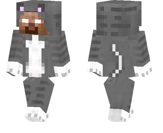 Herobrine Cat Skin