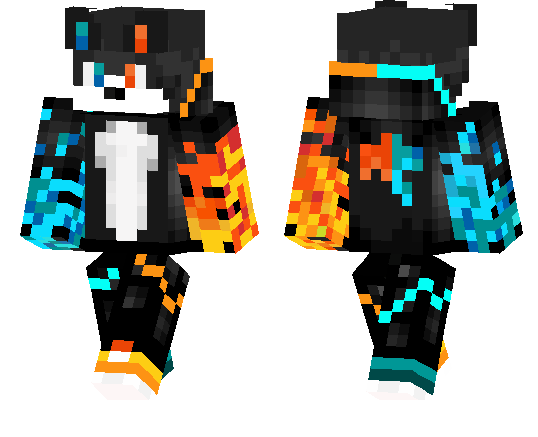 Fire and Ice Dog Skin