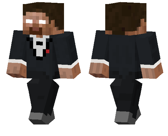 Herobrine in Tuxedo Skin