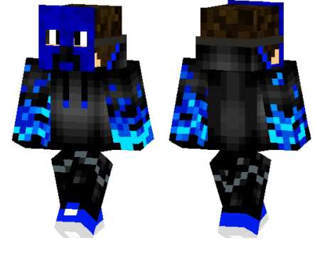Blue Creeper Mask Skin