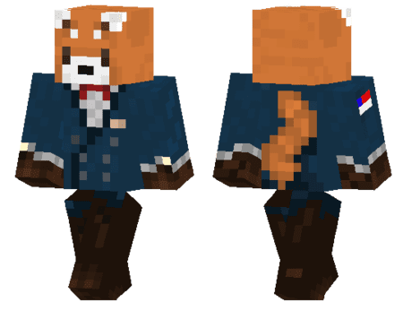Red Panda in Costume Skin