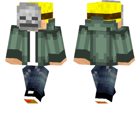 Boy in Skeleton Mask Skin