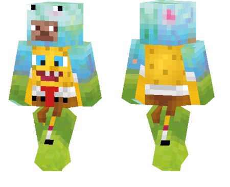 Steve with SpongeBob Skin