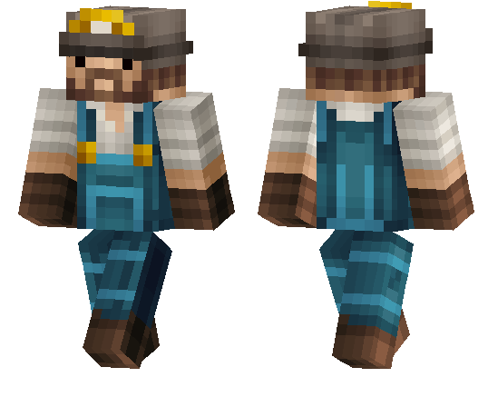 Realistic Miner Skin