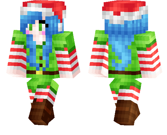 Christmas Girl Elf Skin