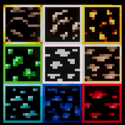 Animated Glowing Ores - 24+ Animated Ores