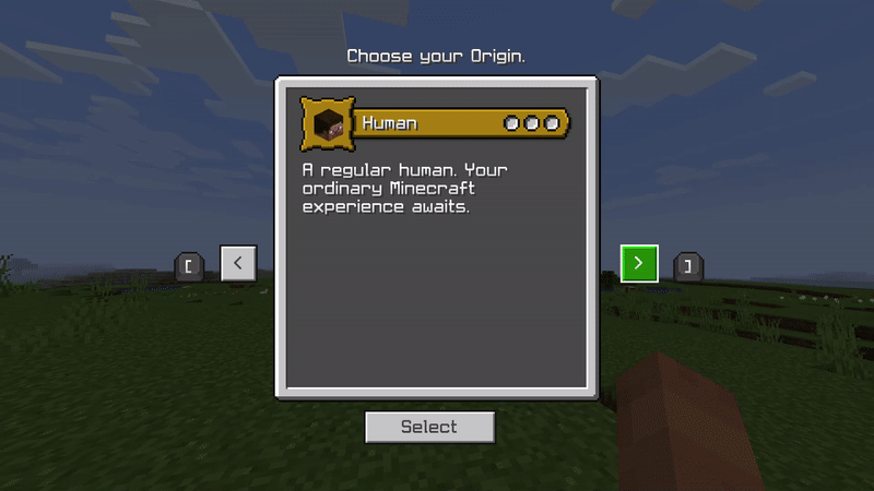 OriginsPE - Bedrock Edition