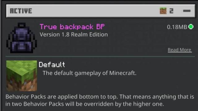 True Backpack