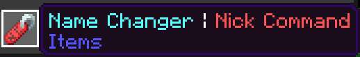 Nick Command V2 Name Changer