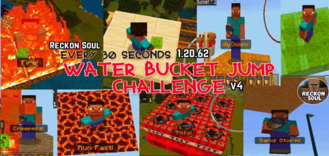 MLG Water Bucket Jump Challenges