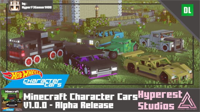 Hot Wheels Minecraft Character Cars