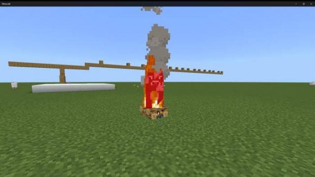 Campfires Can Burn Mobs