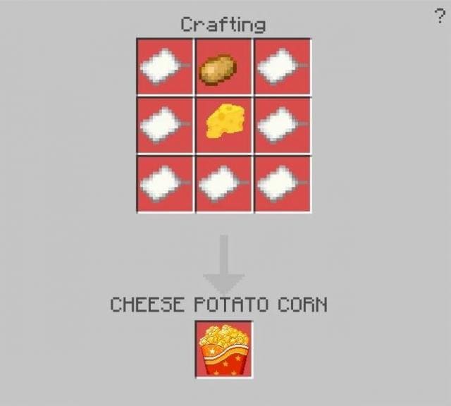 Craftable Food in Survival