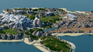 Advent Map [19] Dekan  [4k, Survival, Multibiome, Download: Java & Bedrock]