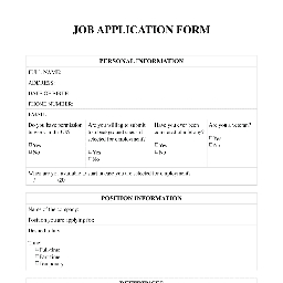Job application mod