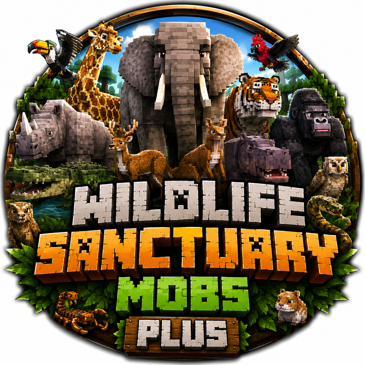 Wildlife Sanctuary Mobs Plus