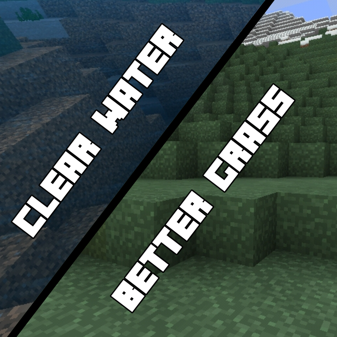 Clear Water + Better Grass for MCBE #