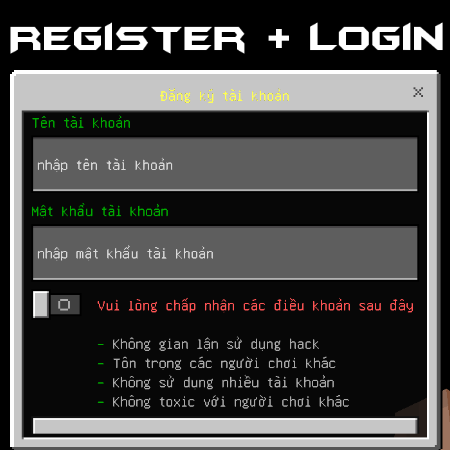 Register + Login