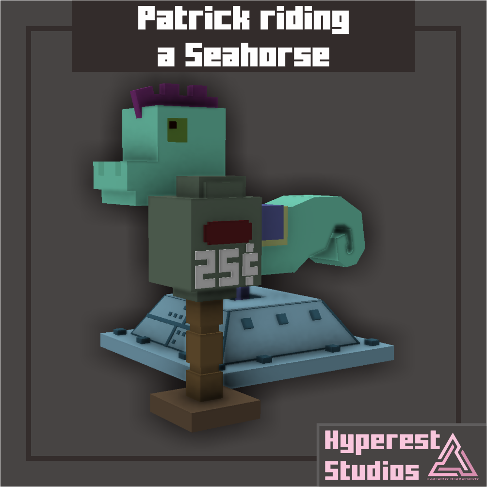 Patrick riding a Seahorse | v1.0.2 MER Texture Update [B]
