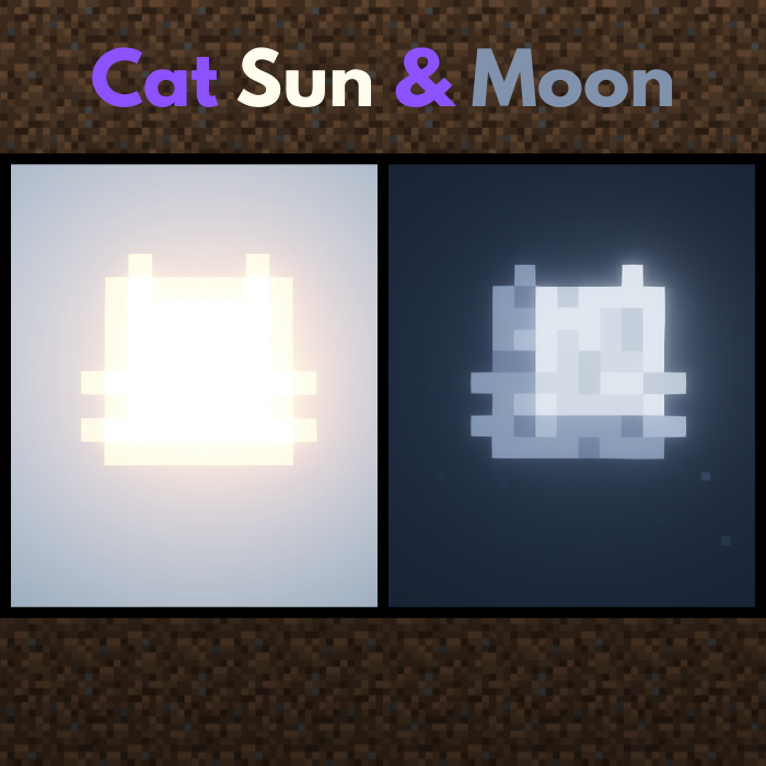 Cat Sun and Moon