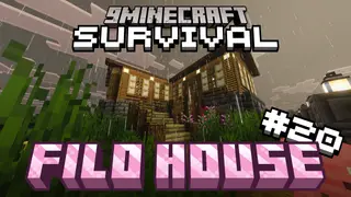 Survival Filo House 20 Map (26.x, 1.21) – Skip the First Night in a Safe Survival Home