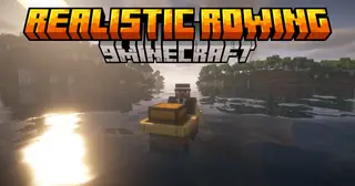 Realistic Rowing Mod (26.2, 1.20.1) – Better Boating Experience