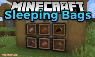 Sleeping Bags Mod (26.2, 1.20.1) – Sleep Wherever You Want