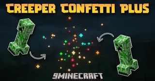 Creeper Confetti Plus Mod (26.2, 1.21.1) – Just Fireworks And Pain