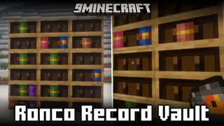 Ronco Record Vault Mod (26.2, 1.20.1) – Store Music Discs In Bookshelves