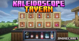 Kaleidoscope Tavern Mod (1.21.1, 1.20.1) – Drinks, Bar Blocks And Writable Boards