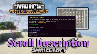 Irons Spells N Spellbooks Scroll Description Mod (1.20.1, 1.20) – Instant Spell Previews