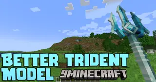 Better Trident Model Mod (1.20.1, 1.20) – Visual-Only Trident Model Swap