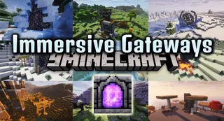 Immersive Gateways Mod (1.20.1) – Ancient Fast Travel Portals