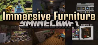 Immersive Furniture Mod (1.21.1, 1.20.1) – Custom In-Game Furniture Creator
